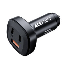 Ładowarka samochodowa Acefast B3, 66W, 2x USB-C + USB (czarna)