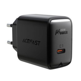 Ładowarka sieciowa Acefast A1 PD20W, 1x USB-C (czarna)