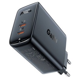 Ładowarka sieciowa Acefast A29 PD50W GAN 2x USB-C 50W (czarny)