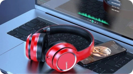 Lenovo HD200 Słuchawki Bezprzewodowe Nauszne (Czerwone)