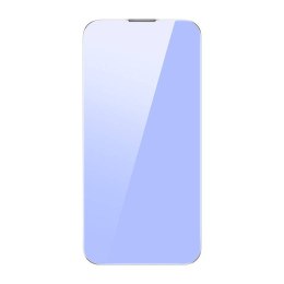 Szkło hartowane z filtrem światła niebieskiego 0.4mm Baseus do iPhone 14 Plus/13 Pro Max