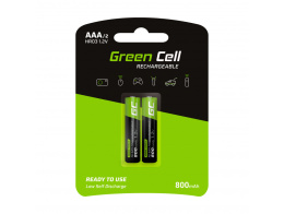 GreenCell Akumulatorki Baterie AAA HR03 800mAh 2szt