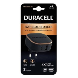Ładowarka sieciowa Duracell USB-C 30W (czarna)