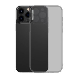 Etui Baseus Frosted Glass Case do iPhone 13 PRO (czarne) + szkło hartowane