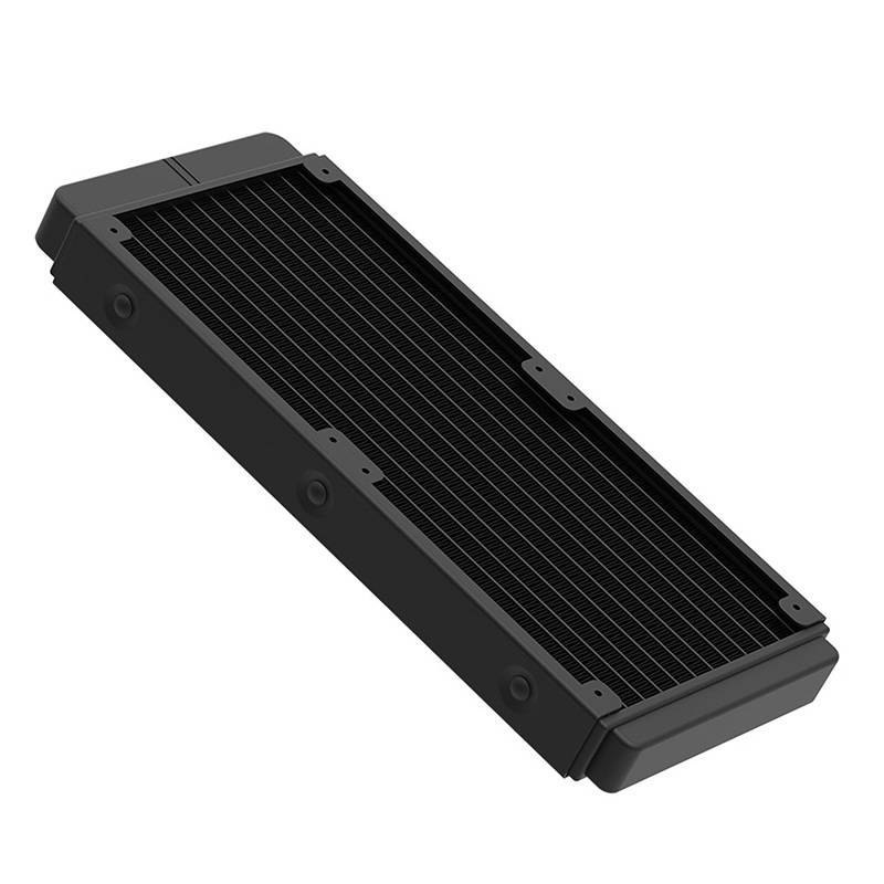 Chłodzenie wodne komputera DA240 LED 2x 120x120 (Czarne)