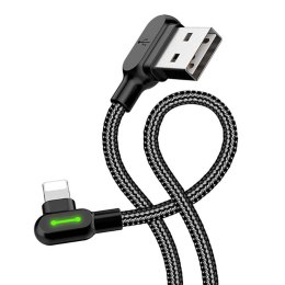 Kabel USB do Lightning, Mcdodo CA-4673, kątowy, 1.8m (czarny)