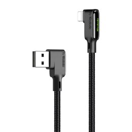 Kabel USB do Lightning, Mcdodo CA-7510, kątowy, 1.2m (czarny)