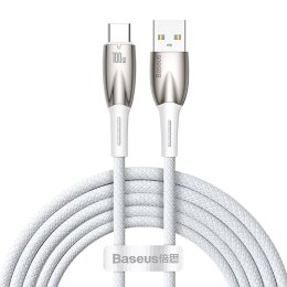 Kabel USB do USB-C Baseus Glimmer, 100W, 2m (biały)