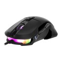 Mysz gamingowa z nakładkami Delux M629BU RGB 16000DPI