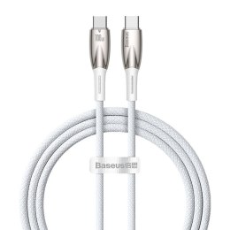 Kabel USB-C do USB-C Baseus Glimmer, 100W, 1m (biały)