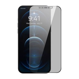 Szkło hartowane z filtrem prywatyzującym 0.3mm Baseus do iPhone 12 Pro Max