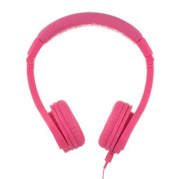 Słuchawki przewodowe dla dzieci BuddyPhones Explore Plus (różowe)