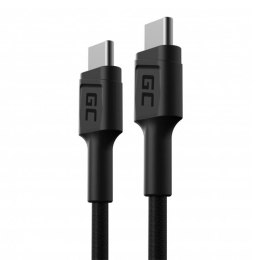 Kabel USB-C - USB-C Green Cell GC PowerStream 30cm, szybkie ładowanie Power Delivery (60W), Ultra Charge, QC 3.0