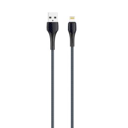 Kabel USB - Lightning LDNIO LS522 2m (szaro-niebieski)