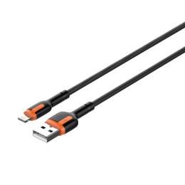 Kabel USB - Lightning LDNIO LS531, 1m (szaro-pomarańczowy)