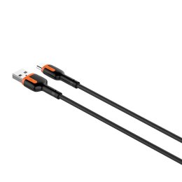 Kabel USB - USB-C LDNIO LS531, 1m (szaro-pomarańczowy)