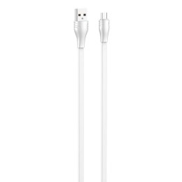 Kabel USB do Micro USB LDNIO LS553, 2.1A, 2m (biały)