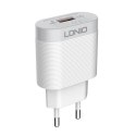 Ładowarka sieciowa LDNIO A303Q USB 18W + kabel Lightning