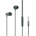 Słuchawki dokanałowe przewodowe Vipfan M07, 3.5mm (zielone)