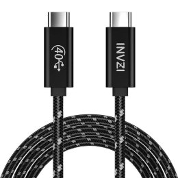 Kabel USB-C / USB4.0 Gen3 240W 40Gbps, 1m (czarny)