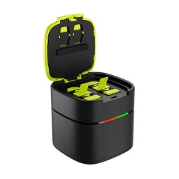 Ładowarka dwukanałowa TELESIN Box + 2 akumulatory do GoPro Hero 11 / 10 / 9 (szybkie ładowanie)