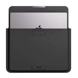 Skórzane etui / pokrowiec z funkcją podstawki INVZI do MacBook Pro/Air 13"/14" (czarne)