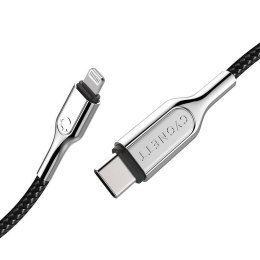Kabel USB-C do Lightning Cygnett Armoured 30W 2m (czarny)