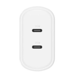 Ładowarka sieciowa Cygnett 2x USB-C 35W (biała)