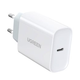 Ładowarka sieciowa UGREEN CD127, USB-C, PD3.0, QC4.0, 30W (biały)