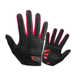 Rękawiczki rowerowe Rockbros S169-1BR rozmiar L (czarno-czerwone)