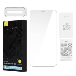 Szkło hartowane Baseus 0.4mm Corning HD Iphone 12/12 Pro + zestaw czyszczący