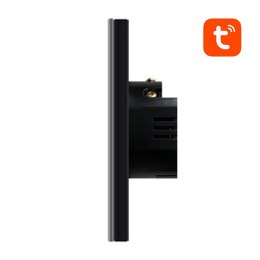 Dotykowy Włącznik Światła WiFi Avatto TS02-EU-B1 Pojedynczy TUYA (czarny)