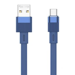 Kabel USB-C Remax Flushing, 2.4A, 1m (niebieski)