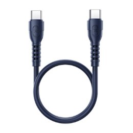 Kabel USB-C do USB-C Remax Ledy, RC-C022, 65W, (niebieski)