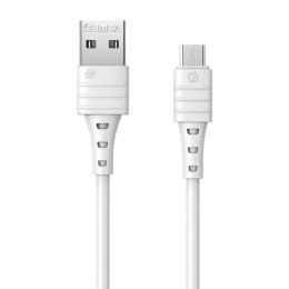 Kabel USB Micro Remax Zeron, 1m, 2.4A (biały)