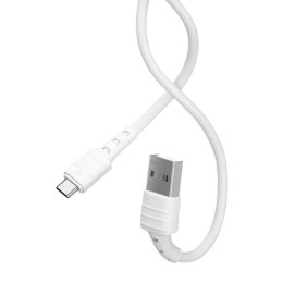 Kabel USB Micro Remax Zeron, 1m, 2.4A (biały)
