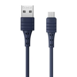 Kabel USB Micro Remax Zeron, 1m, 2.4A (niebieski)