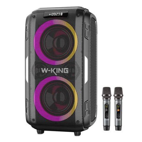 Głośnik bezprzewodowy Bluetooth W-KING T9 Pro 120W (czarny)