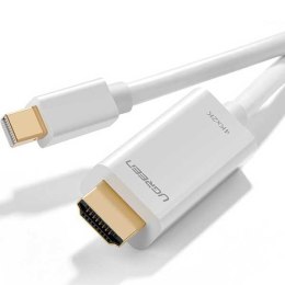 Kabel mini DisplayPort - HDMI UGREEN 4K 1,5m (biały)