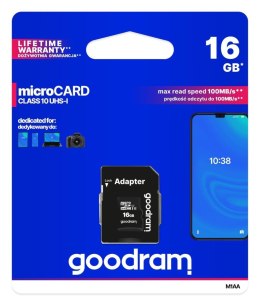 Karta pamięci Goodram microSD 16GB (M1AA-0160R12)