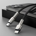 Kabel USB-C do Lightning Baseus Cafule, PD, 20W, 2m (czarny)