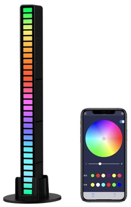 Neovol Listwa RGB Świecąca w Rytm Muzyki Aplikacja