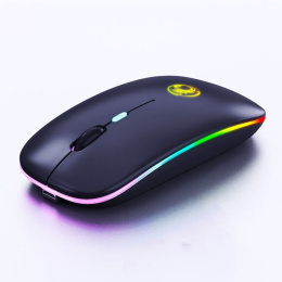 iMice Mysz Bezprzewodowa Cichy Klik RGB 2.4G