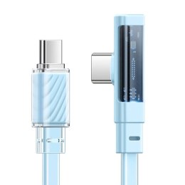 Kabel USB-C do USB-C Mcdodo CA-3452 100W 90 stopni 1.2m (niebieski)