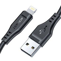 Kabel USB do Lightining Acefast C3-02, MFi, 2.4A, 1.2m (czarny)