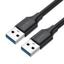 Kabel USB 2.0 A-A UGREEN US128 0.25m czarny