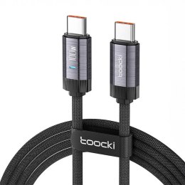 Kabel USB-C do USB-C Toocki, 1m, PD 100W (szary)