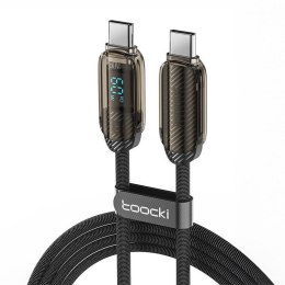Kabel USB-C do USB-C Toocki, 1m, PD 60W (szary)