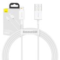 Kabel USB do Lightning Baseus Superior Series, 2.4A, 1,5m (biały)