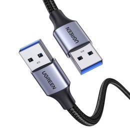 Kabel USB3.0, USB-A męski do USB-A męski, UGREEN 2A, 2m (czarny)